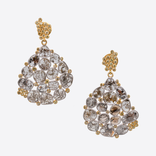 Diamond Slice Earrings