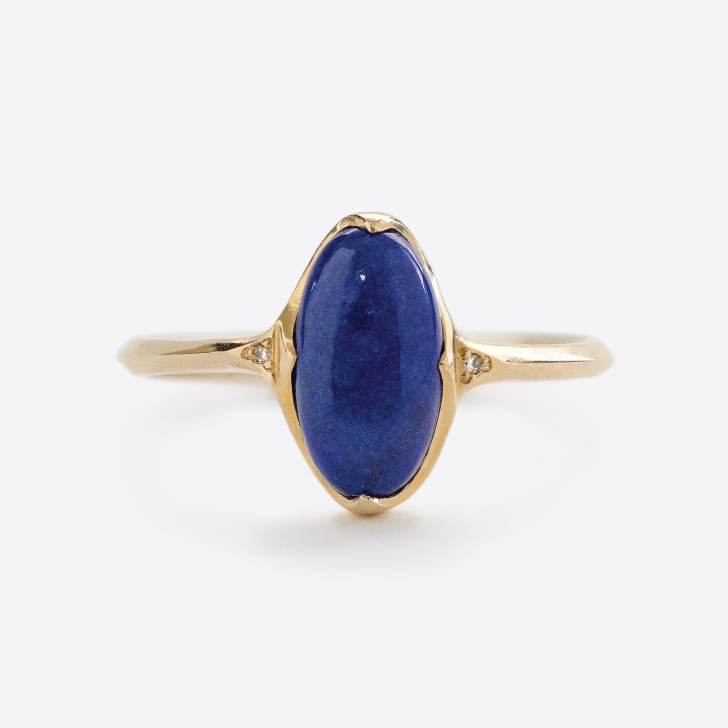 Lapis and Diamond Ring