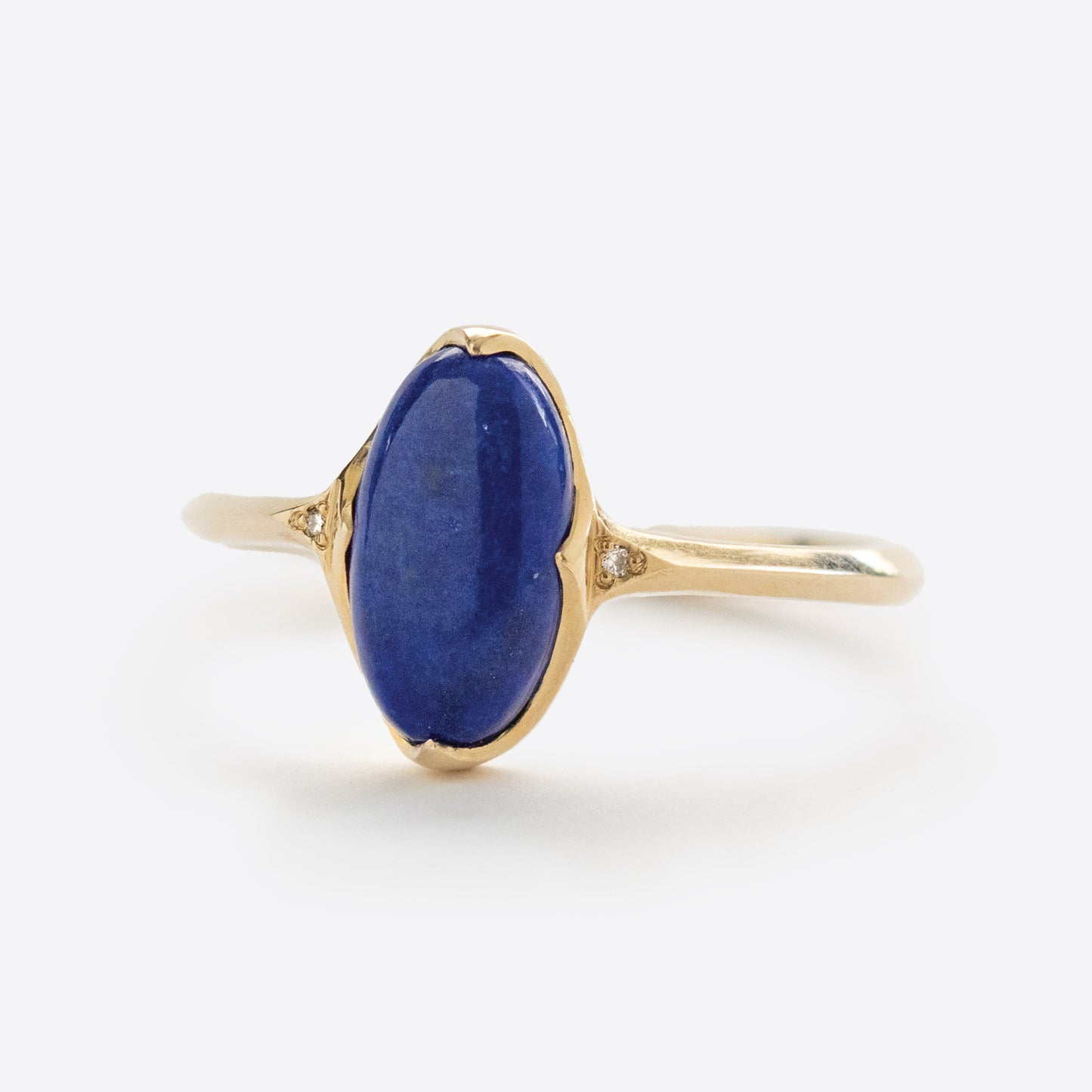 Lapis and Diamond Ring
