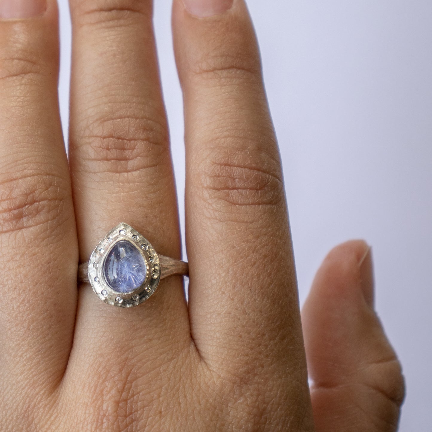 "Morning Frost" Ring