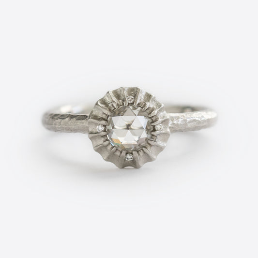 "Platinum Daisy" Ring