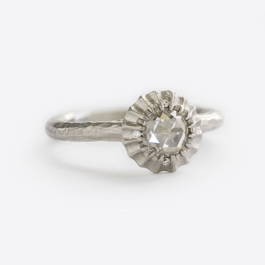 "Platinum Daisy" Ring