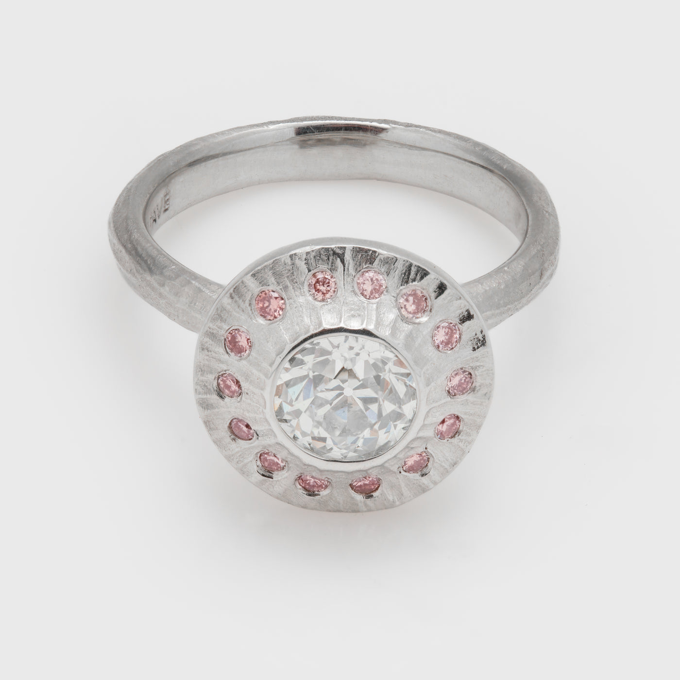 "Brilliant Peony" Diamond Ring