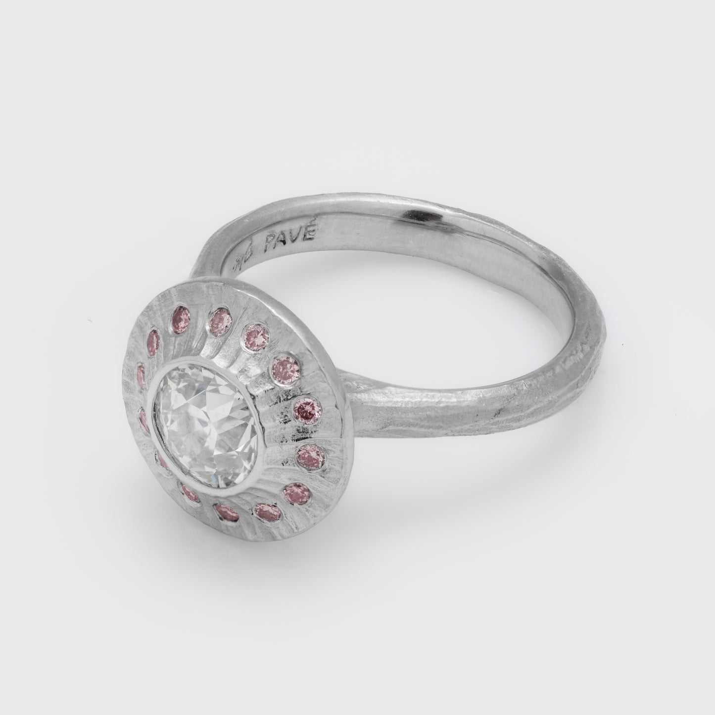 "Brilliant Peony" Diamond Ring