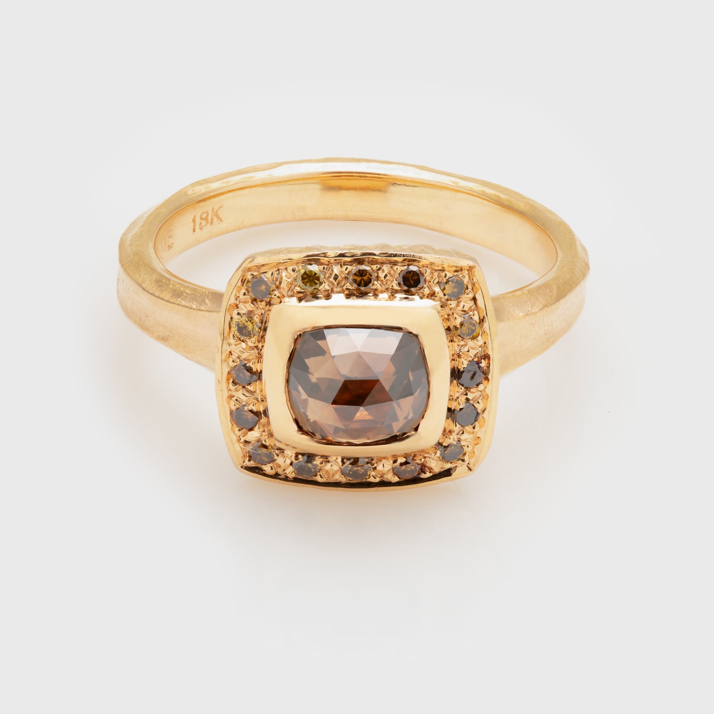Cognac Diamond Ring