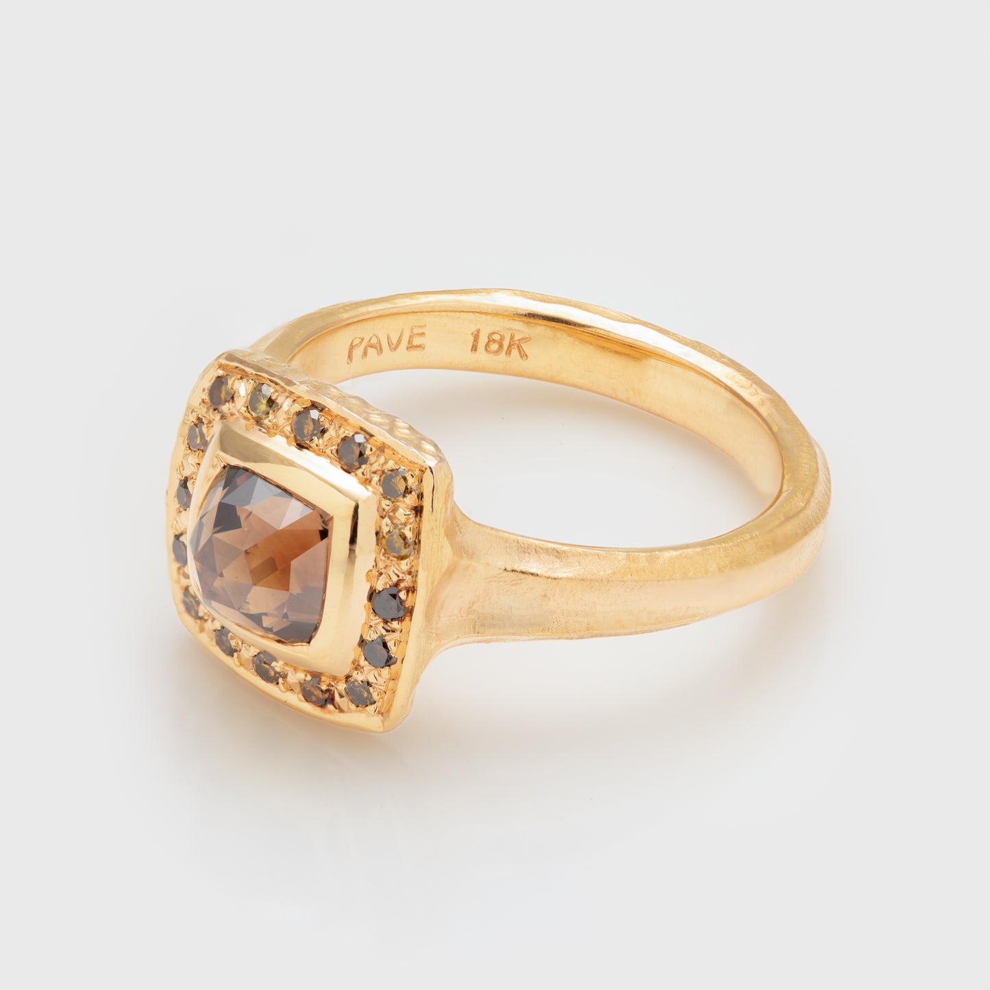 Cognac Diamond Ring