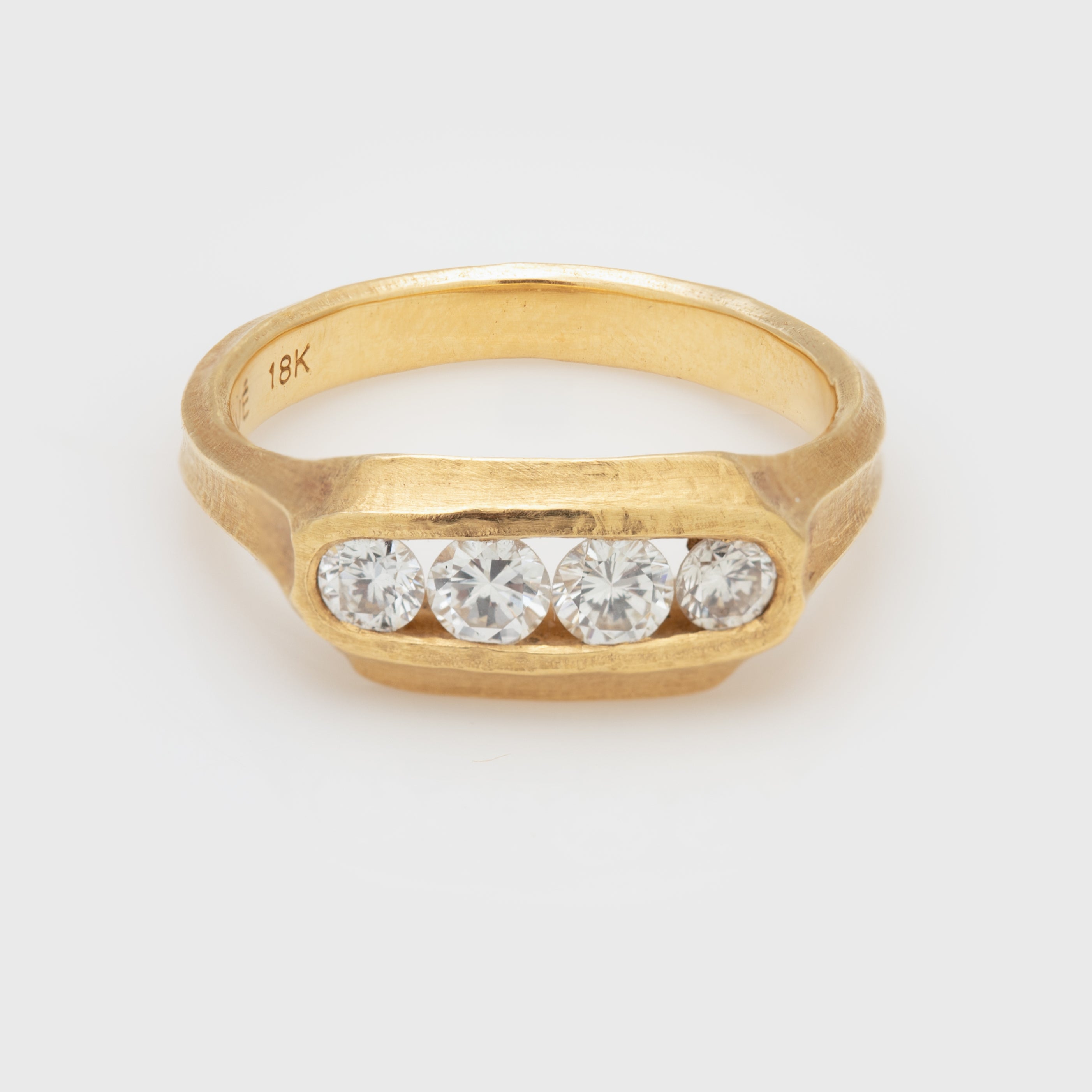 4 Diamond Design 4-Stone Diamond Ring – Pavé Fine Jewelry Design