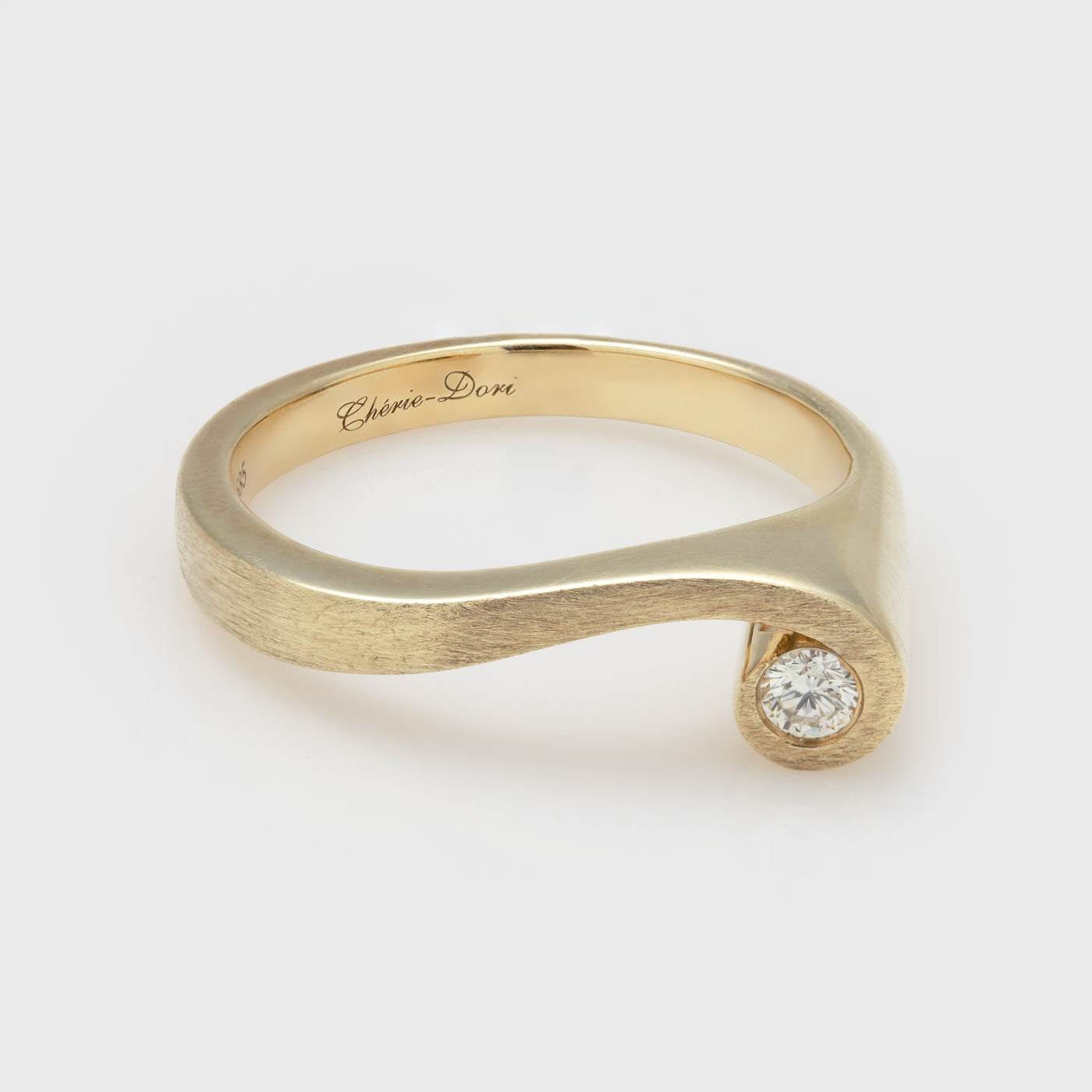 Swirl Diamond Ring