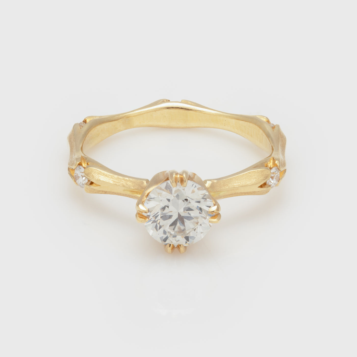 "Athena" Solitaire Diamond Ring