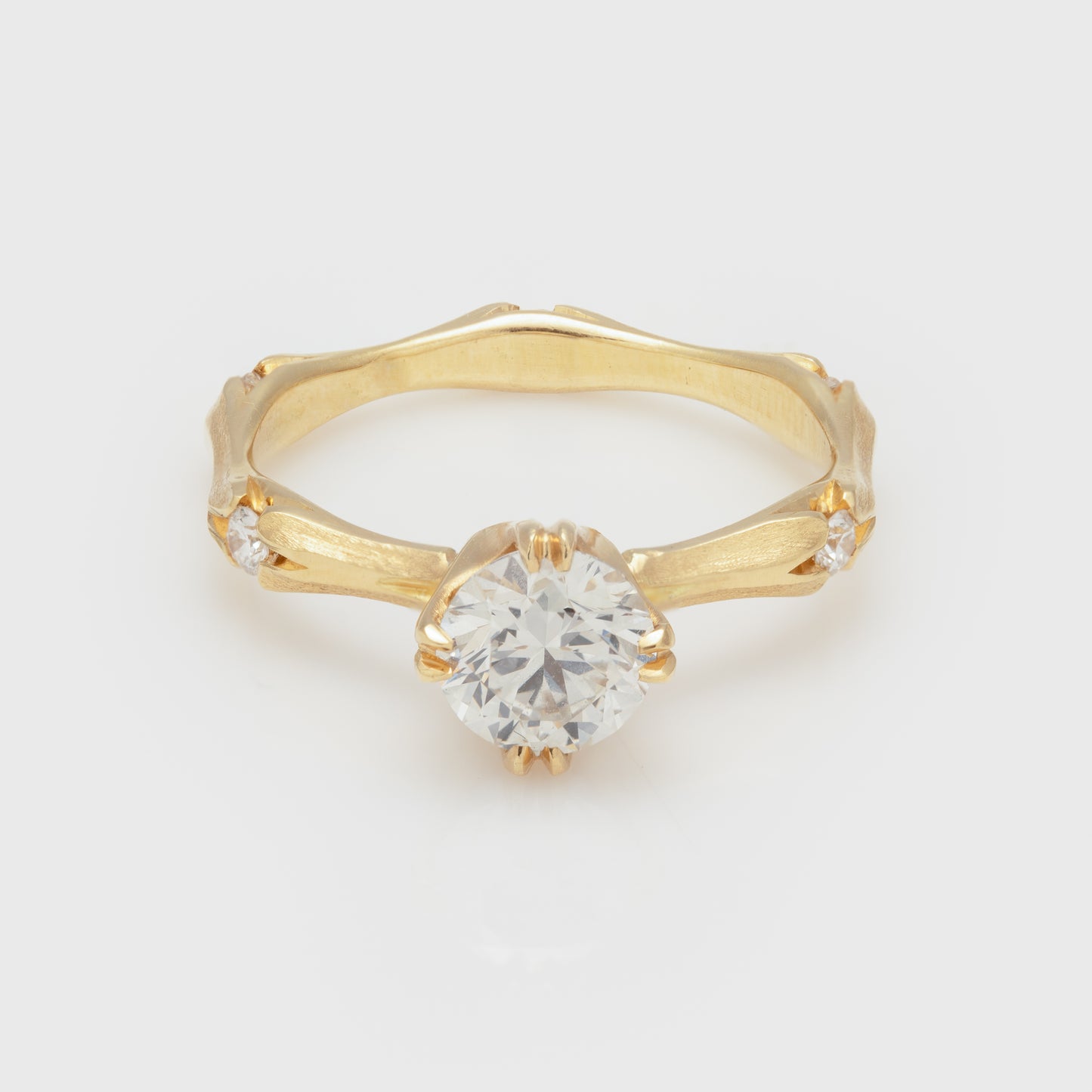 "Athena" Solitaire Diamond Ring