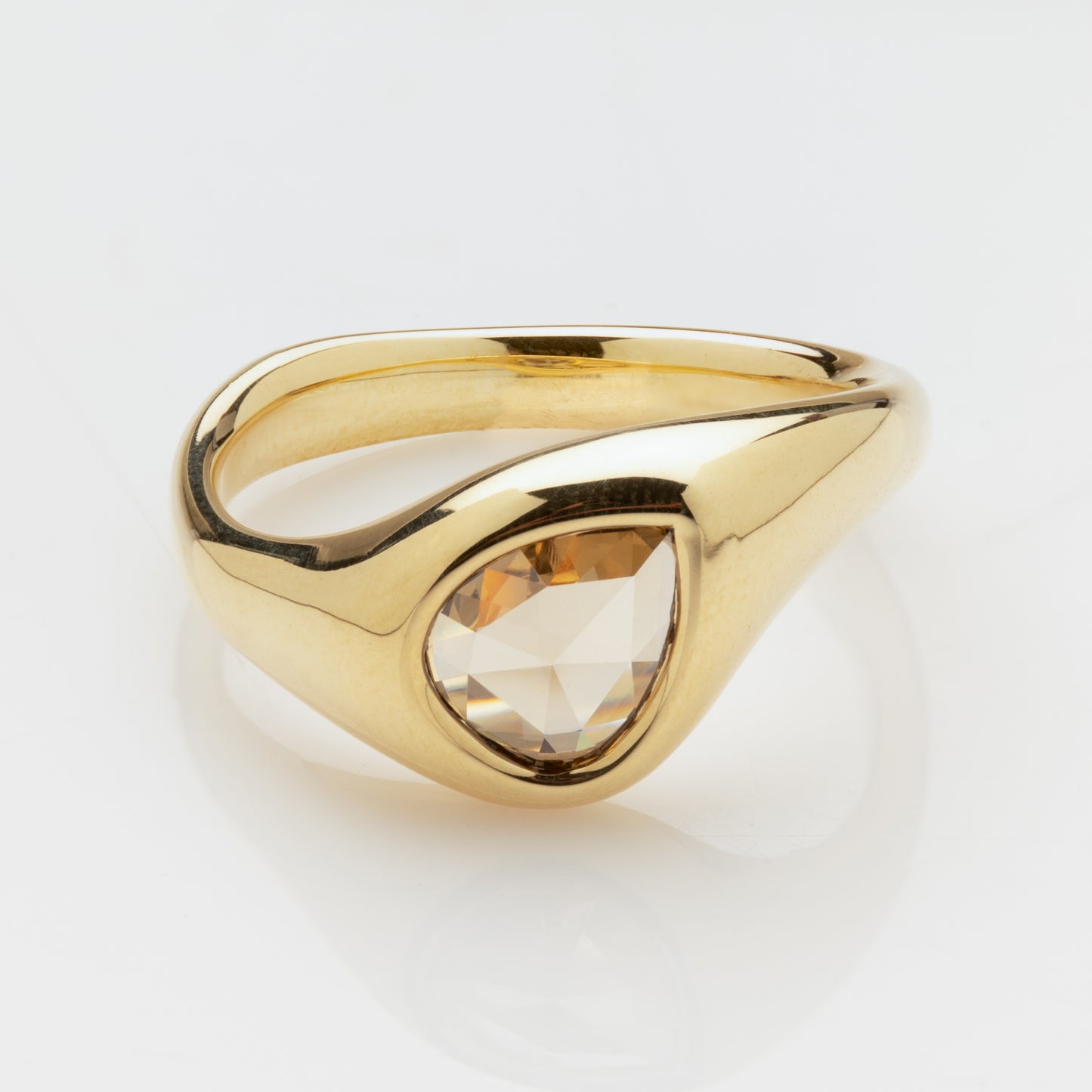 Champagne Diamond Ring