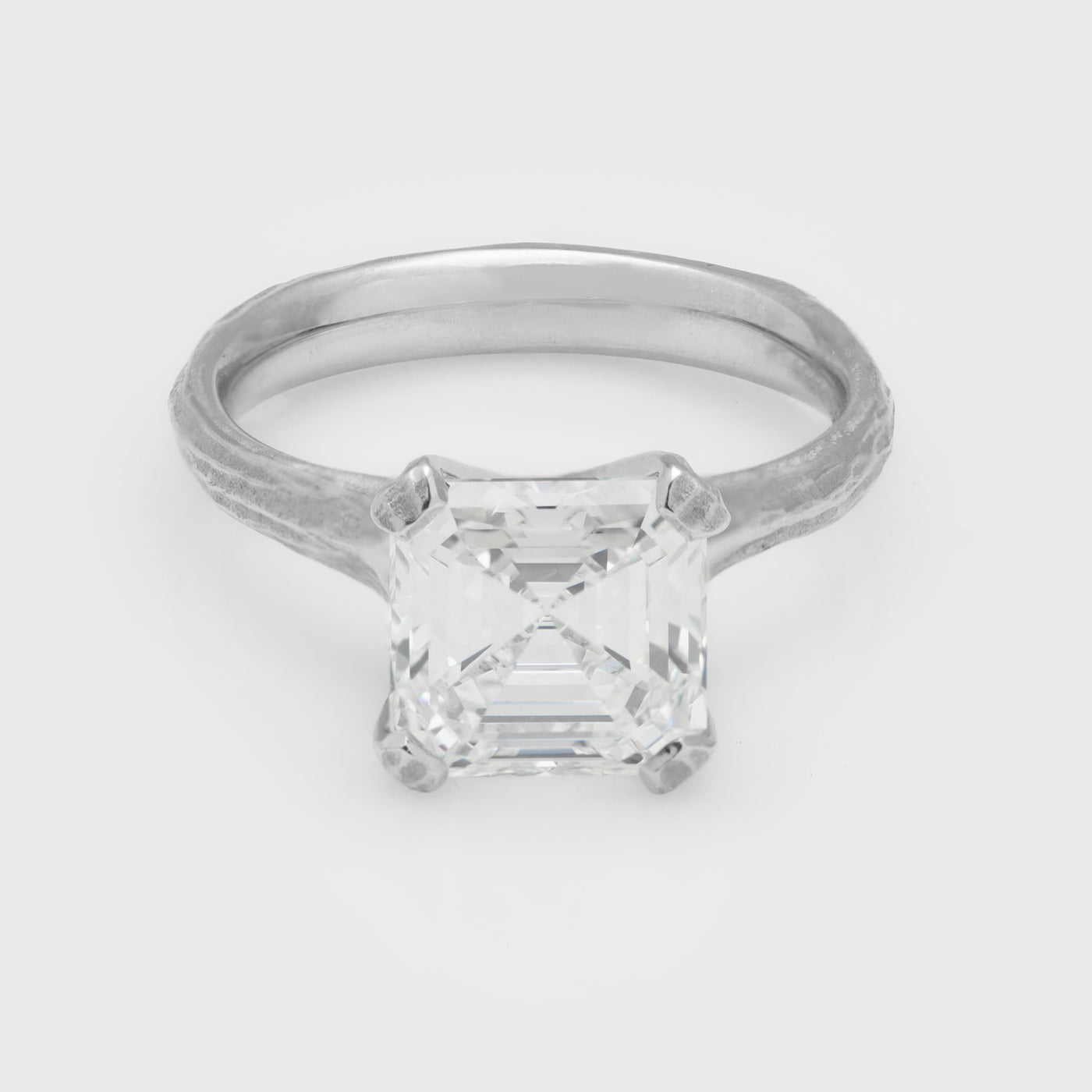 3.53ct Asscher Diamond Ring