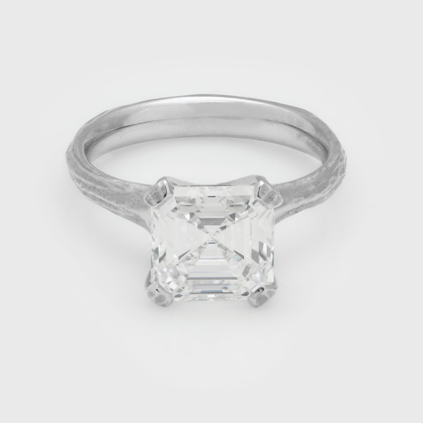 3.53ct Asscher Diamond Ring
