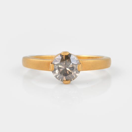 Grey Diamond Ring