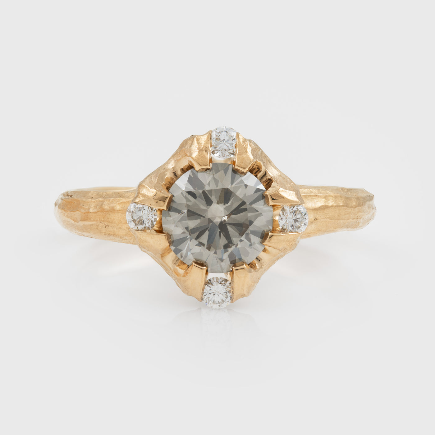 Fancy Gray Diamond Ring