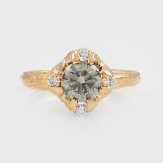 Fancy Gray Diamond Ring