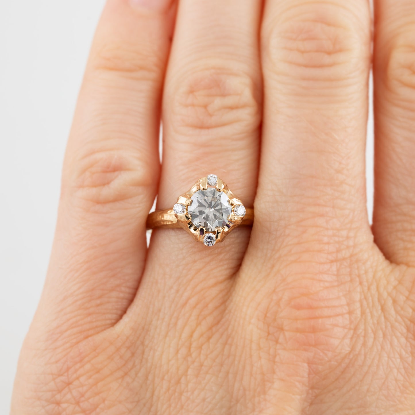 Fancy Gray Diamond Ring