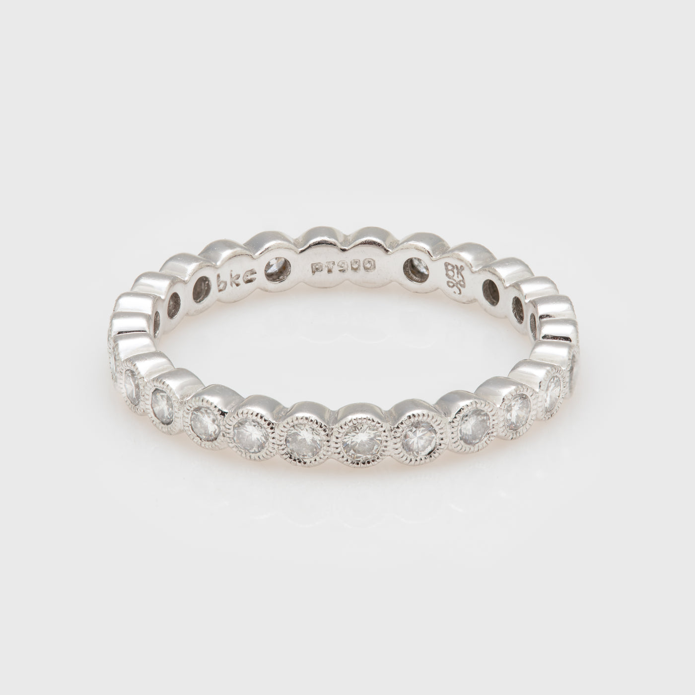 Milgrain Accented Eternity Band