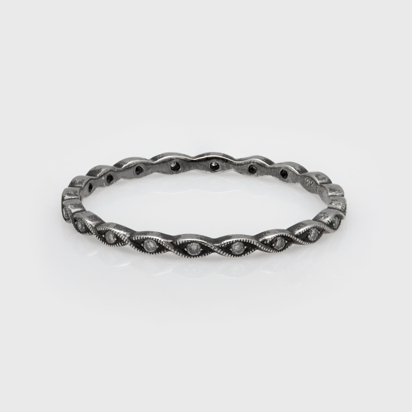 Black Rhodium Marquise Style Eternity Band
