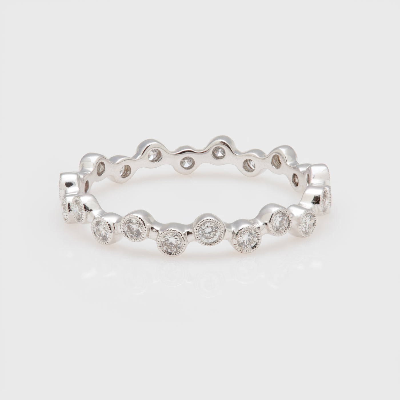 Diamond Bubble Eternity Band