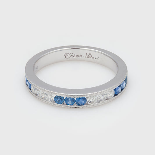Sapphire & Diamond Band