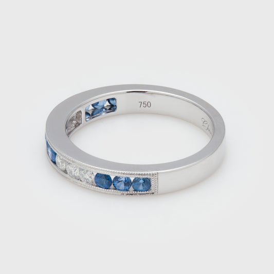 Sapphire & Diamond Band