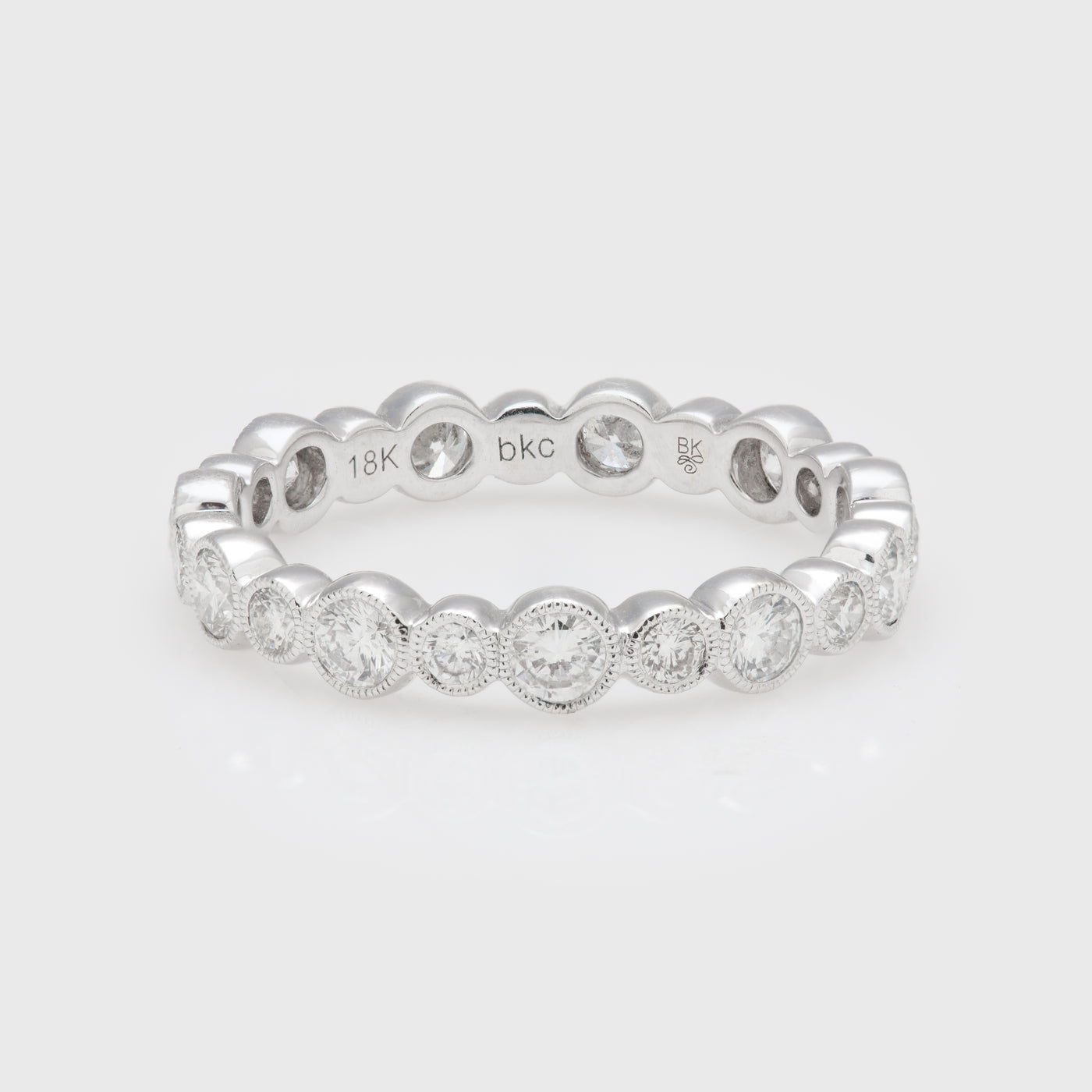 Milgrain Bezel Eternity Band