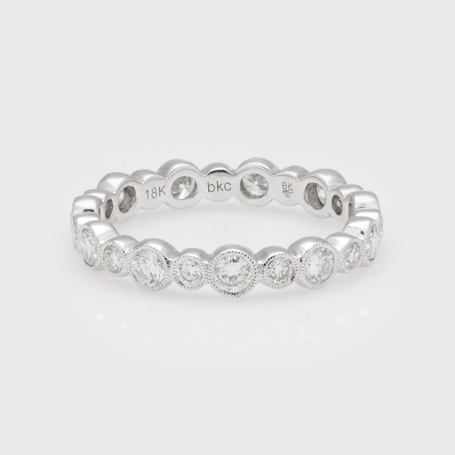Milgrain Bezel Eternity Band