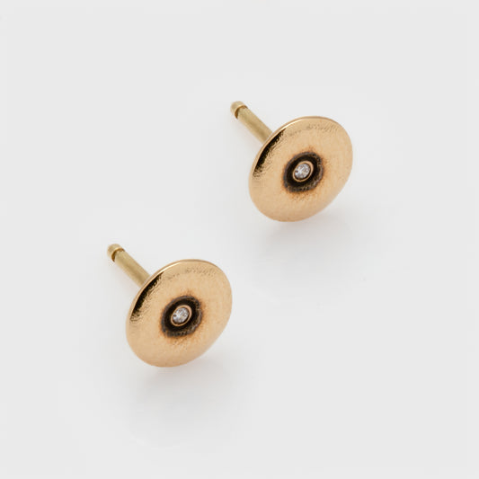 "Orchard" Diamond Stud Earrings
