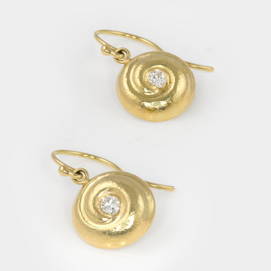 Compass Spiral Earrings