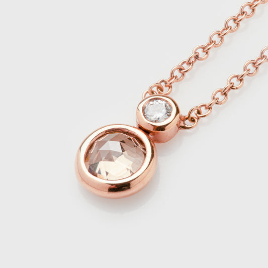 Champagne Diamond Necklace