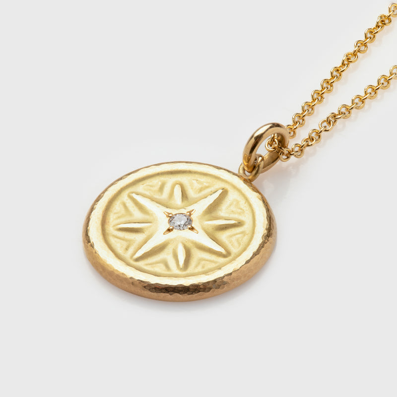Gold "Compass Star" Necklace