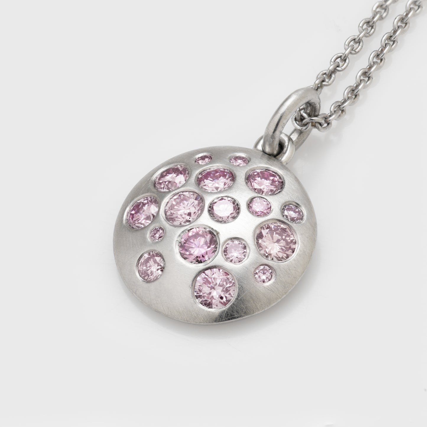 Pink Diamond Necklace