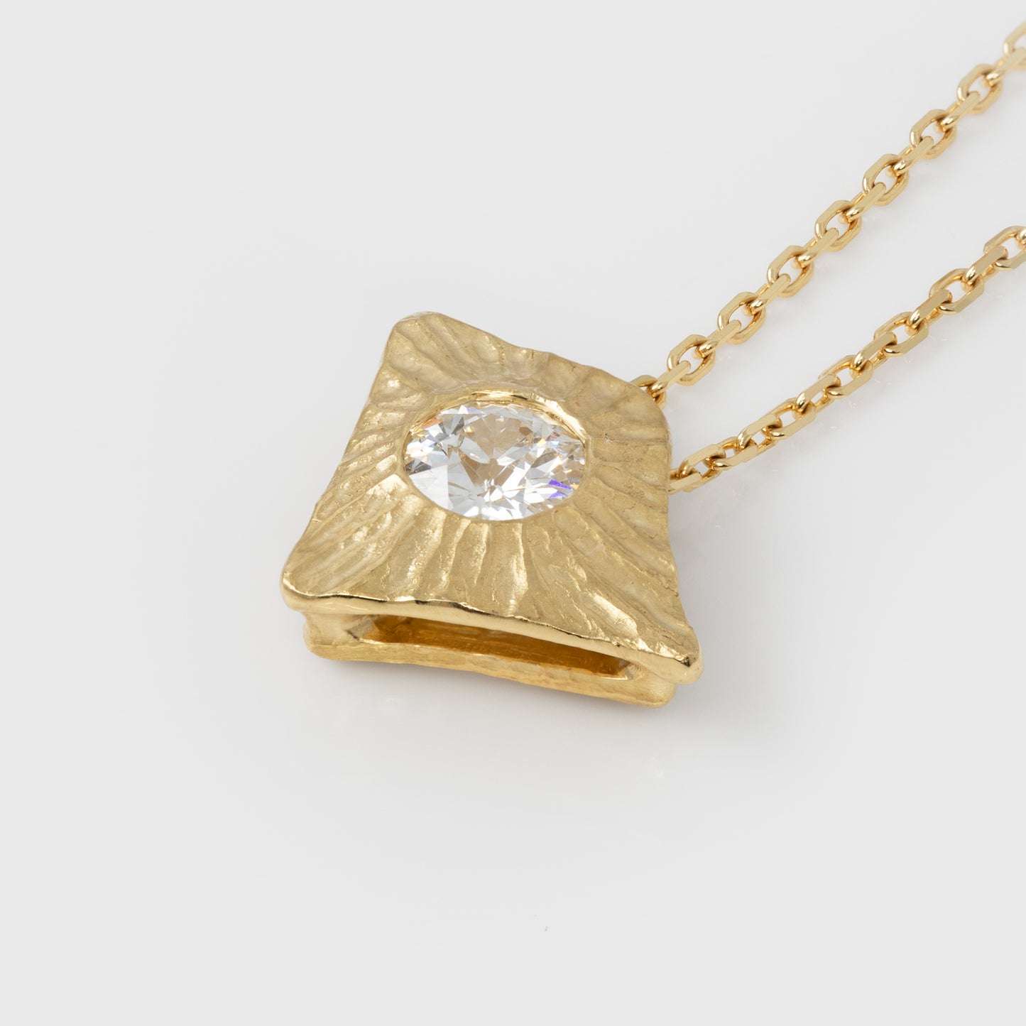 Old Mine Cut Diamond Pendant