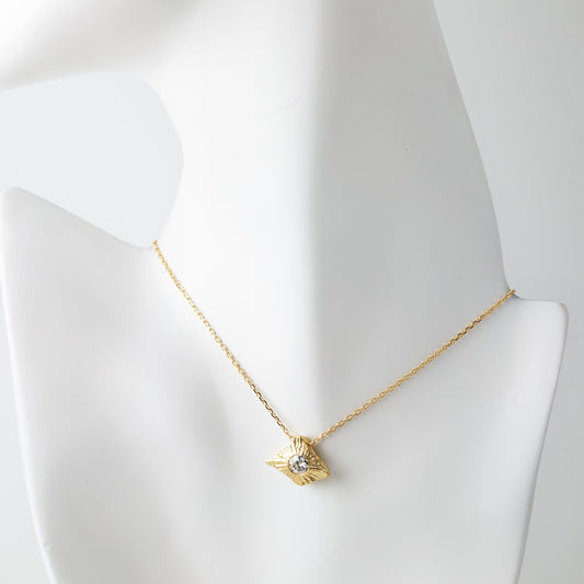 Old Mine Cut Diamond Pendant