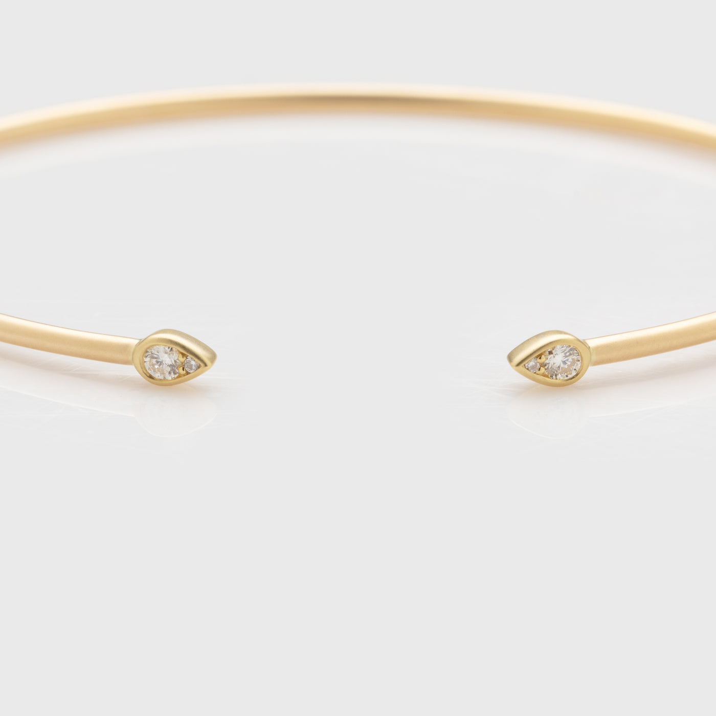Diamond Open Bangle