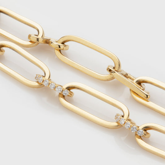 Diamond Chain Bracelet