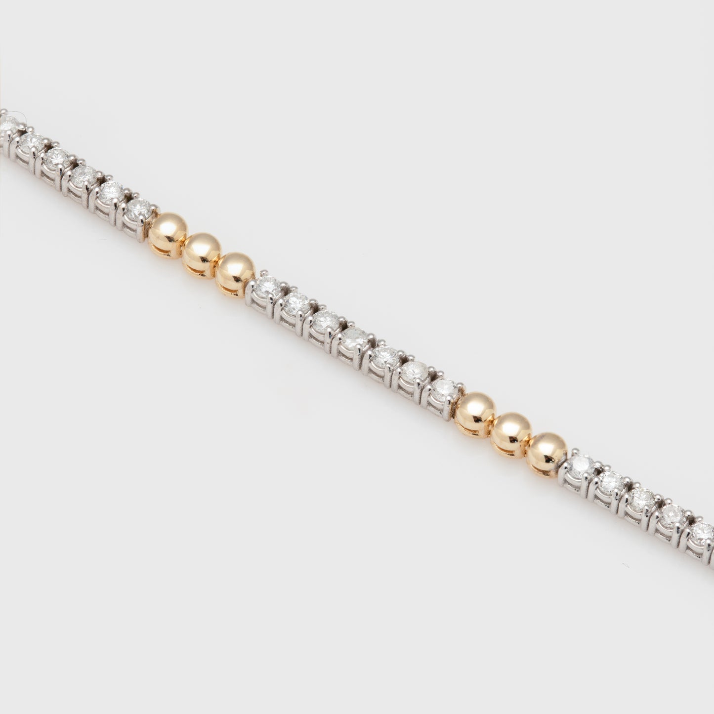 Two Toned Tennis Bracelet