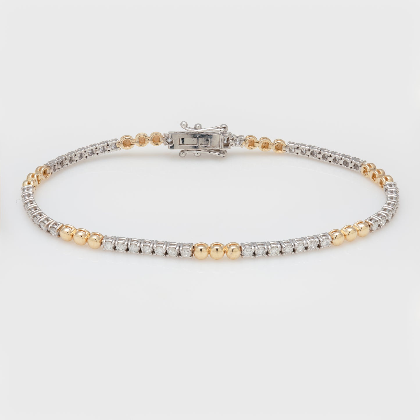 Two Toned Tennis Bracelet