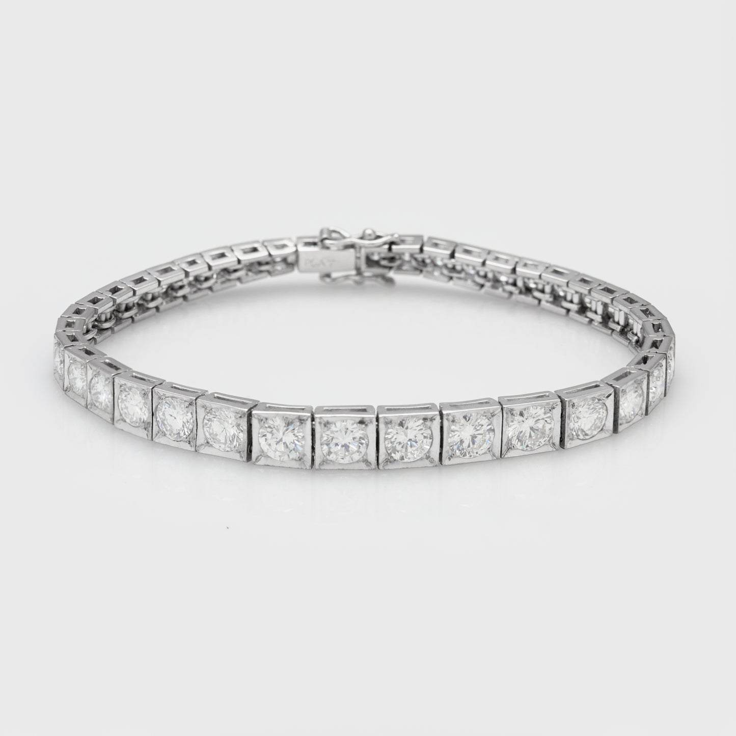 Vintage Platinum Tennis Bracelet