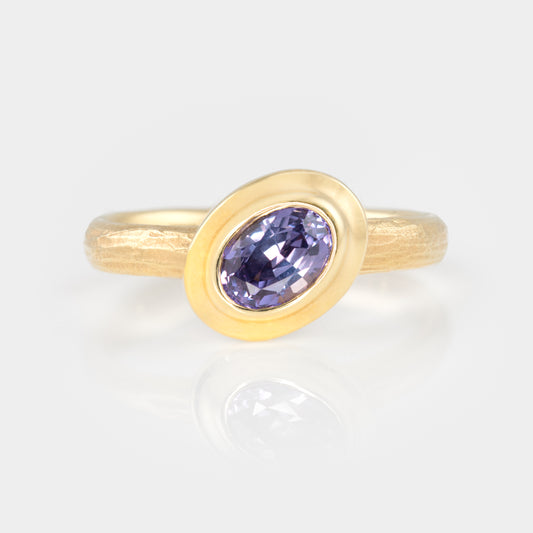 "Iris Bloom" Purple Sapphire Ring