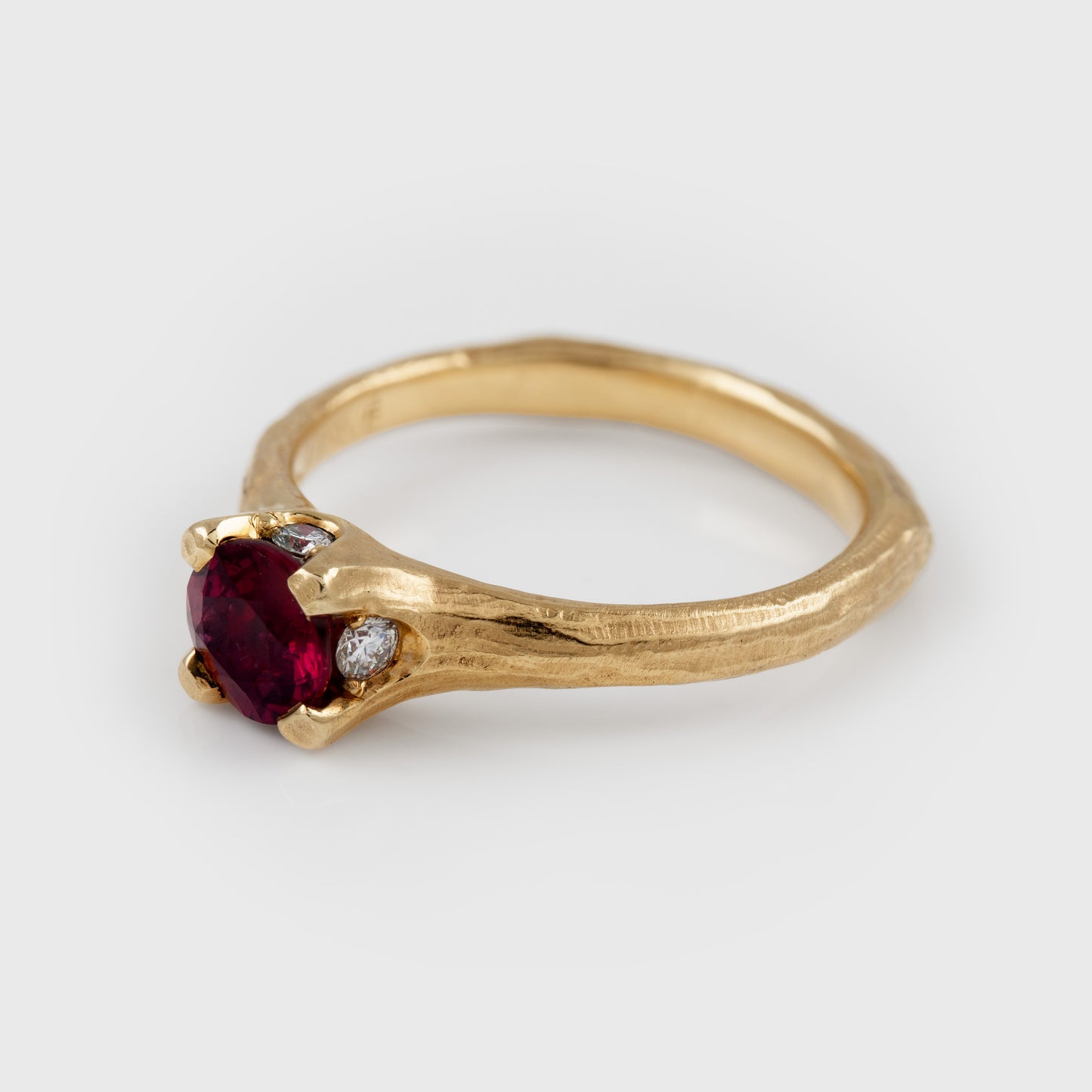 Ruby Cardinal Points Diamond Ring