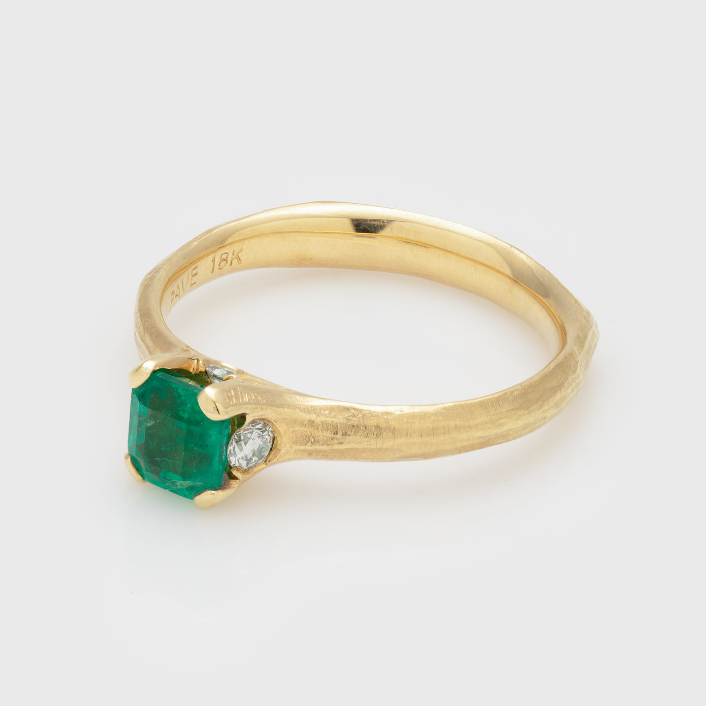 Dainty Emerald Ring