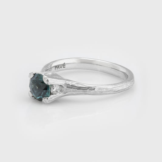Color Change Sapphire Ring