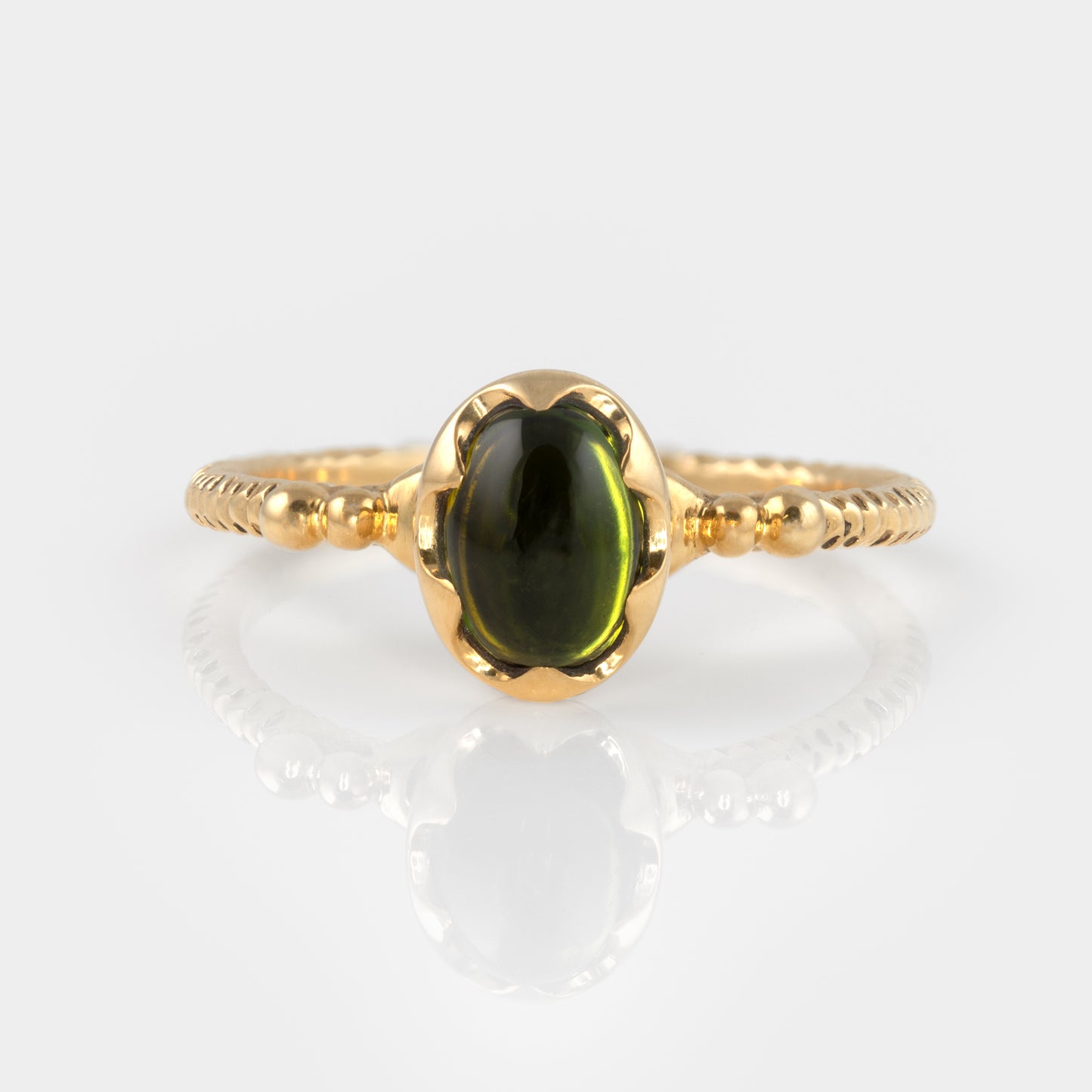 Calypso Green Tourmaline Ring