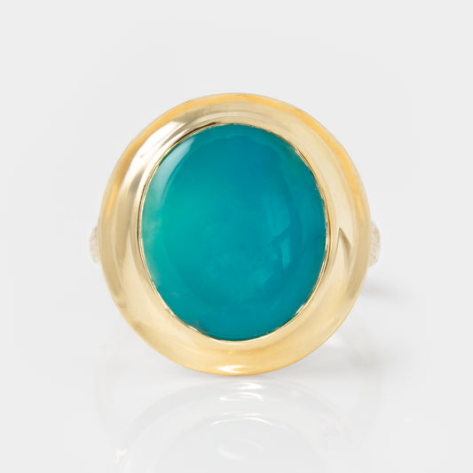 "Dusk Sea" Chrysocolla Ring