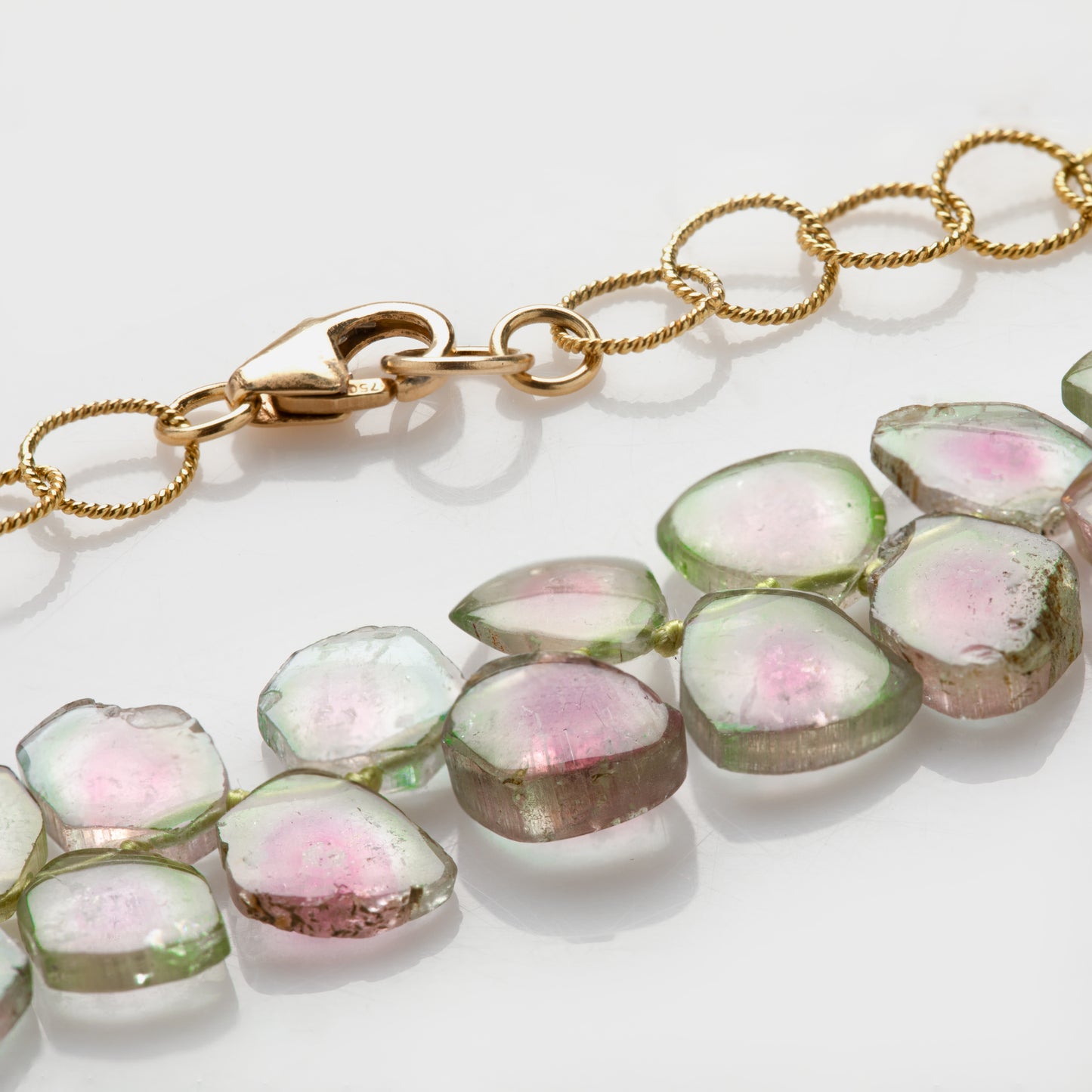 Watermelon Tourmaline Necklace