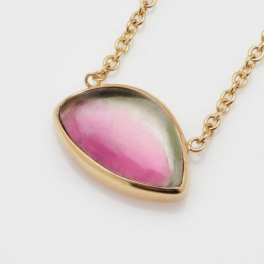 Watermelon Tourmaline Necklace