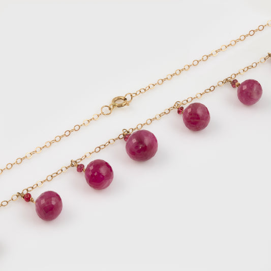 Pink Spinel Necklace