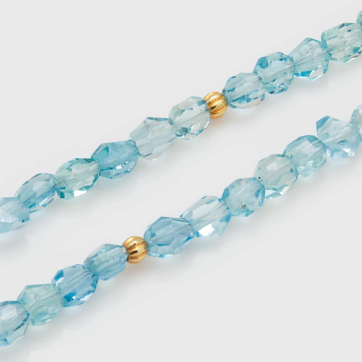 Aquamarine & Gold Necklace